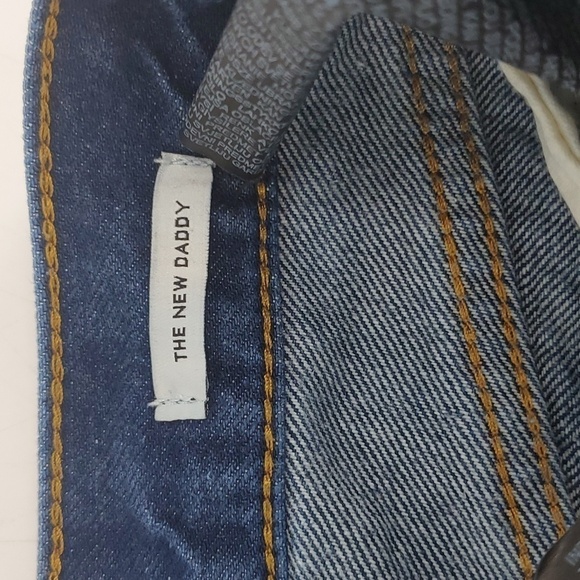 ZARA The New Daddy Straight Leg Raw Hem Jeans Size 6 - Picture 10 of 16